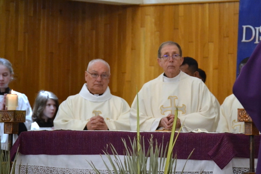 Father James Plourde and Father Dave Raymond.
