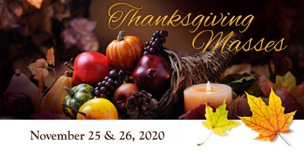 Thanksgiving Day Masses (Listed by Parish) | Diocese of ...