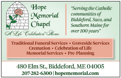 Hope Memorial Chapel Ad