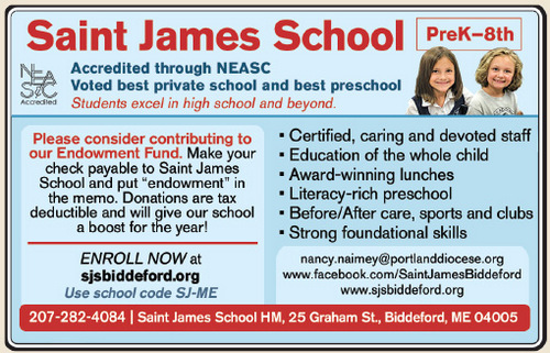 St. James School Ad