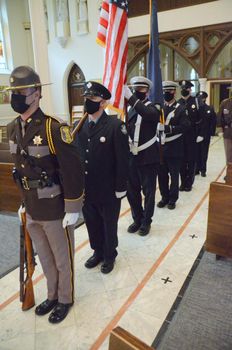 Procession at Blue Mass 2021