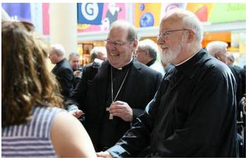 Bishop Deeley and Cardinal O'Malley