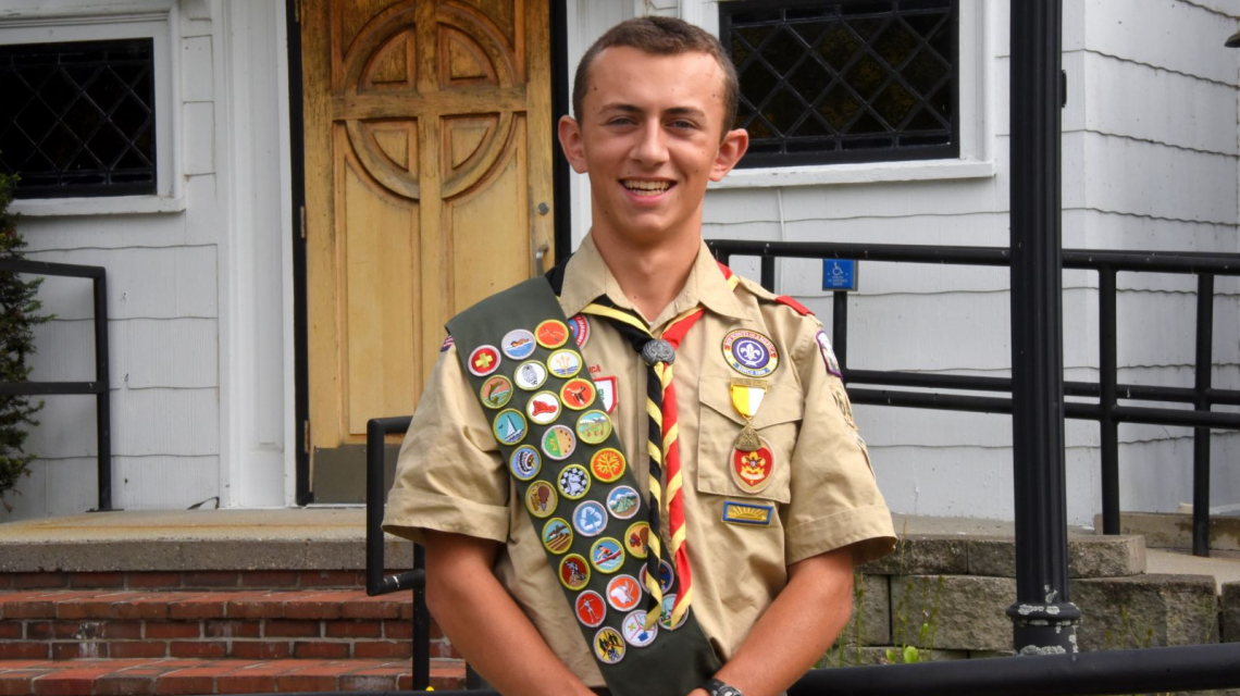 Eagle Scout earns piles of praise
