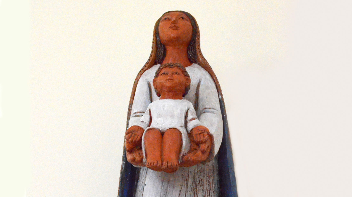Statue of Mary from Our Lady of the Lakes Church