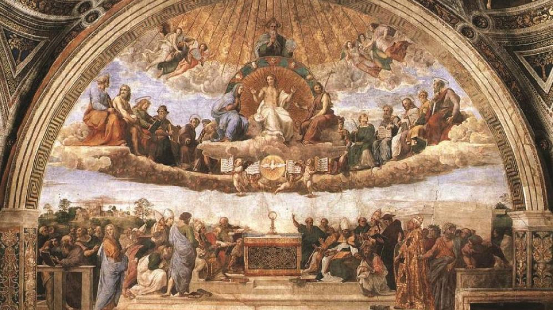 Painting of communion of saints