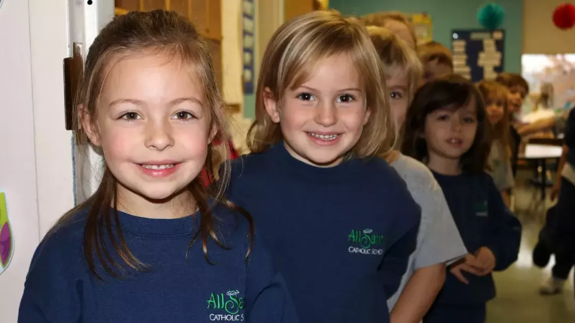 Two All Saints School students