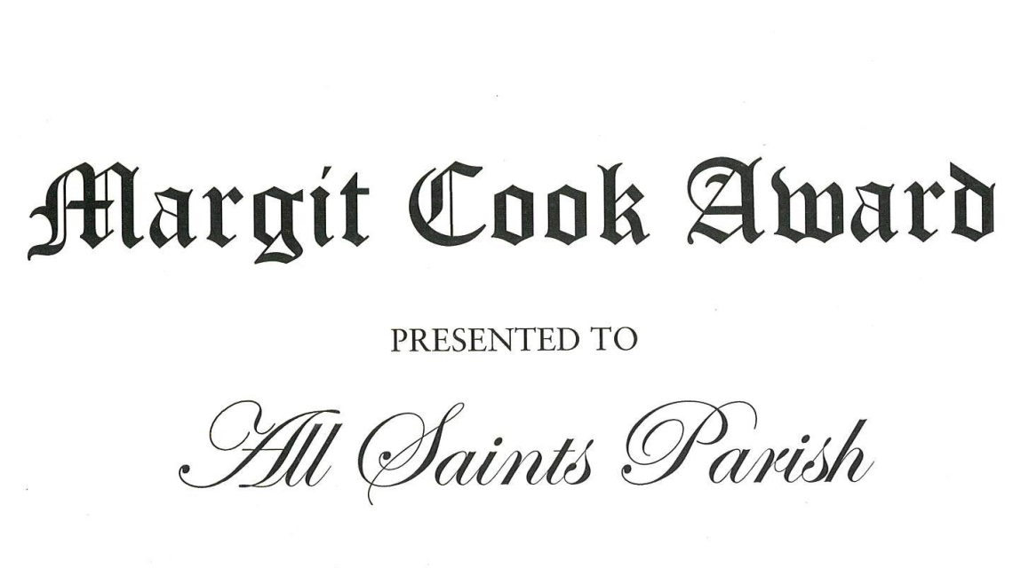 Margit Cook Award 