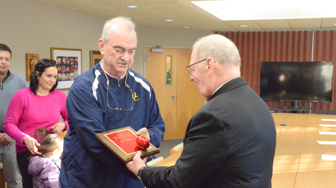 Bill Ridge Wins Maine Catholic Schools Teacher of the Year Award