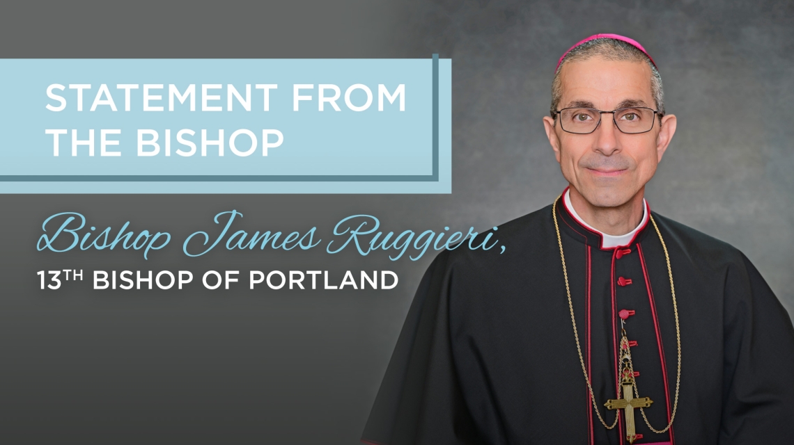 Statement from the Bishop