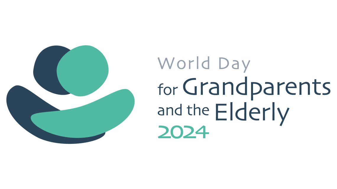 World Day for Grandparents and the Elderly text and logo
