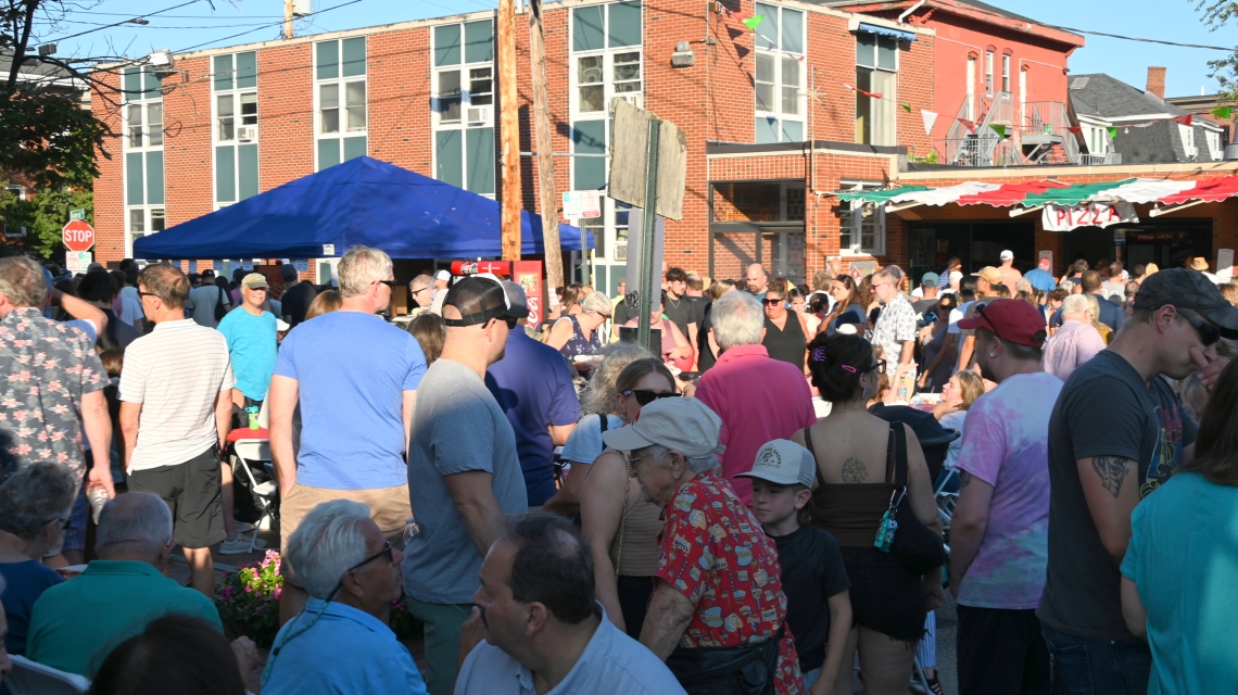St. Peter's Italian Bazaar Crowd