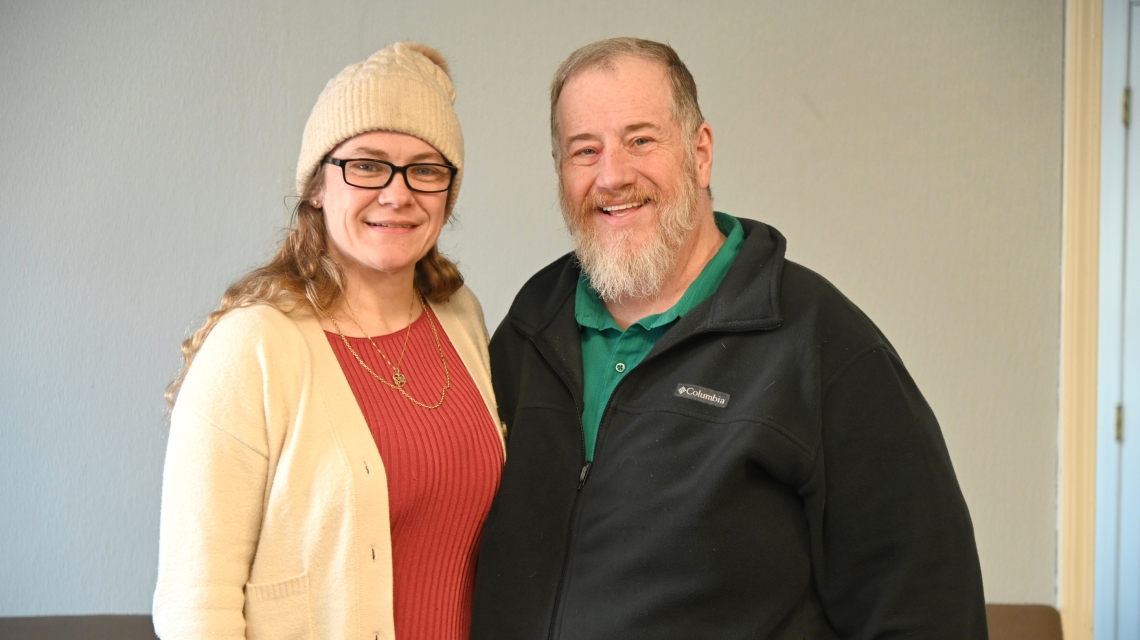 Jenny Tarmey and Tom Farrington