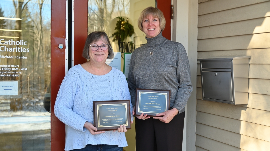 Gayle Flegel and Lori Spencer