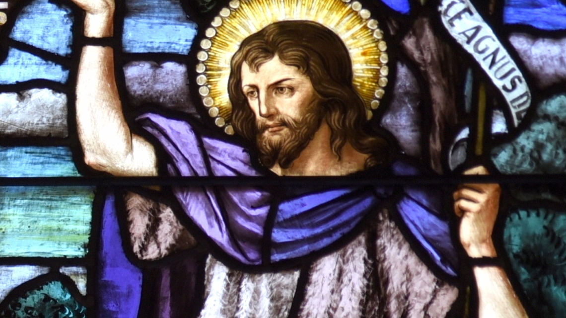 Stained-Glass Window of St. John the Baptist