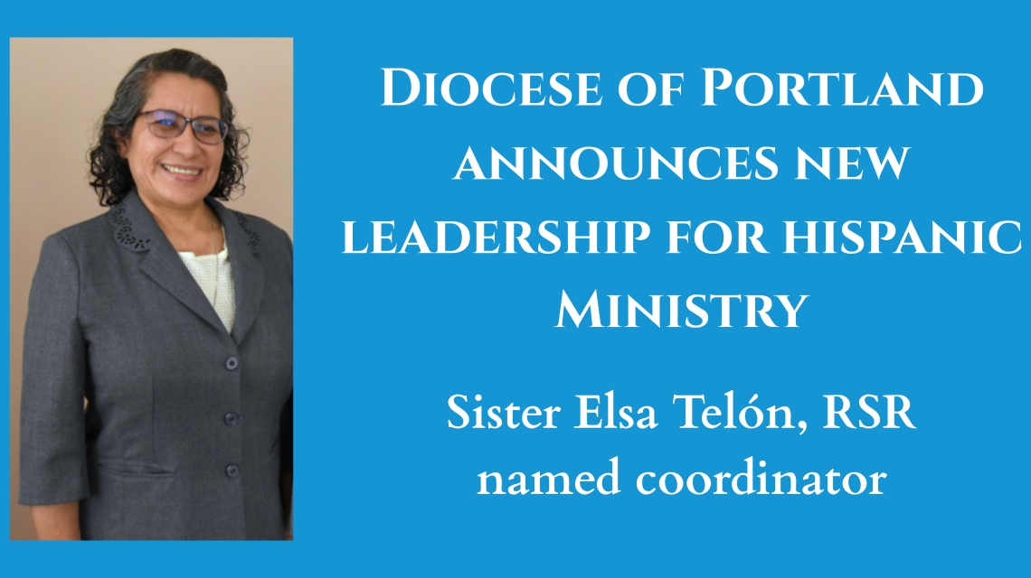 picture of woman with text diocese names new leadership for Hispanic ministry