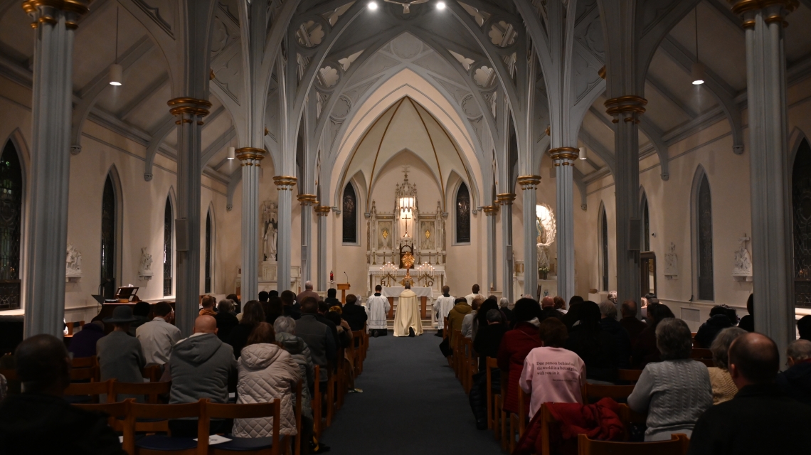 Cathedral Chapel during Holy Hour