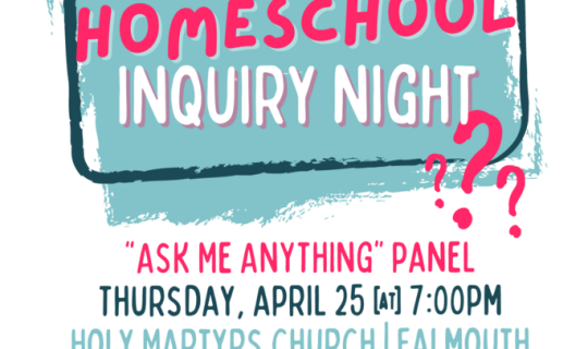 Homeschool Inquiry Night