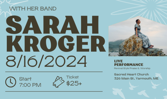 Sarah Kroger concert poster
