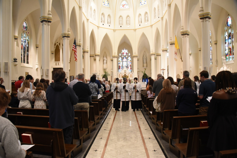 The eucharistic procession