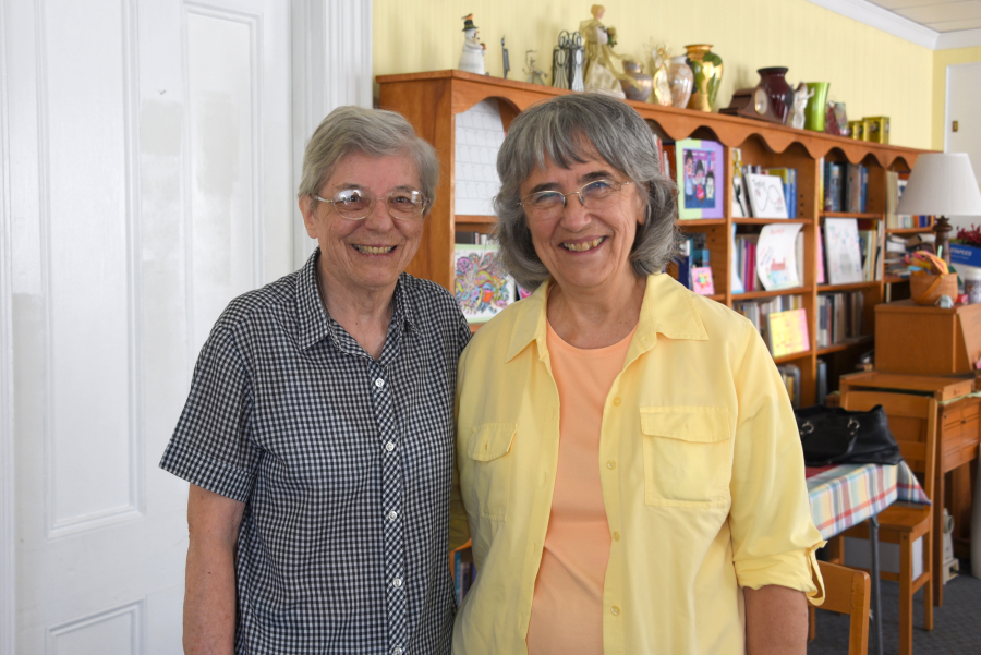 Sister Simone Janelle and Sister Joanne Roy, SCIM