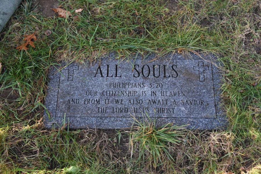All Souls Remembrance Burial Plot