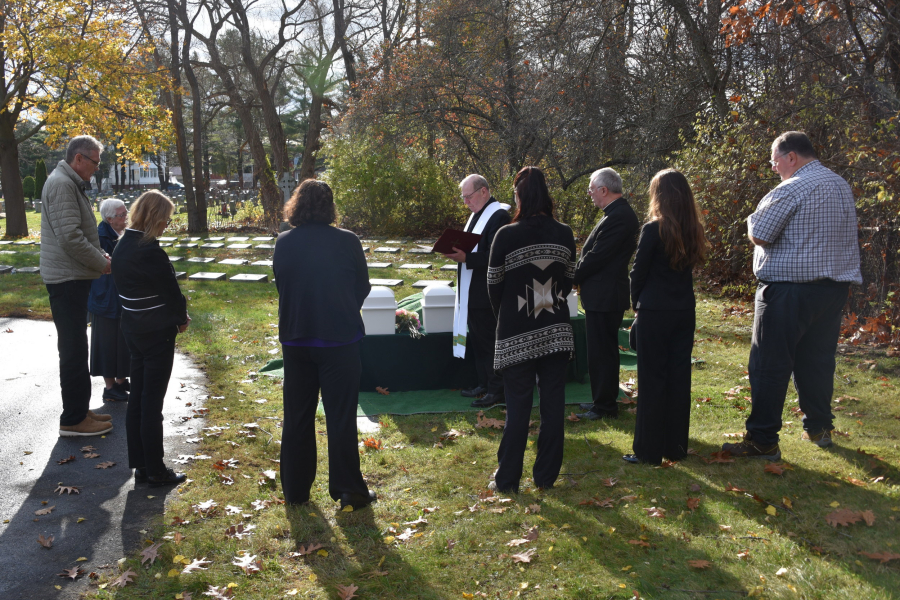 Prayer Service at the All Souls Remembrance Burial Plot