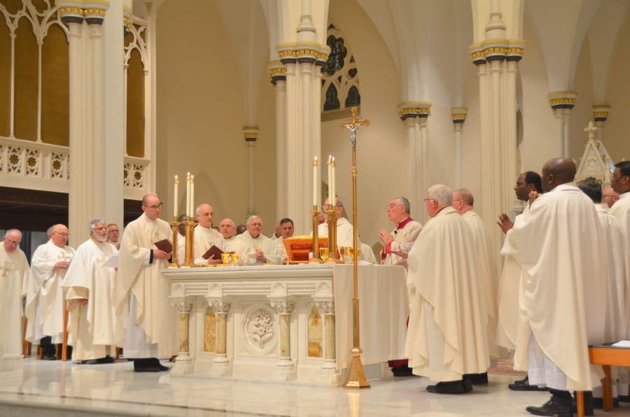 Holy Week: Bishop Deeley Celebrates Chrism Mass | Diocese of Portland