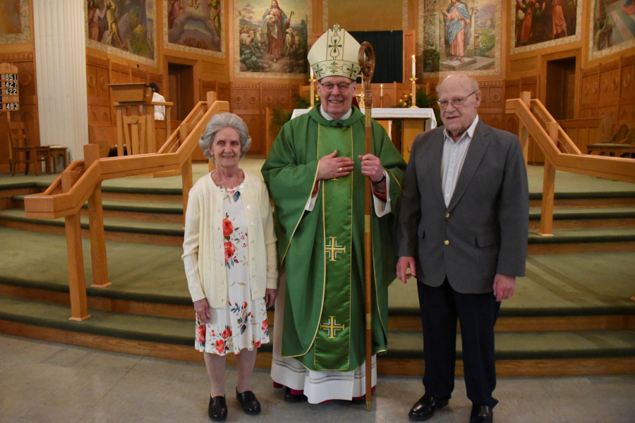 Couple with the bishop