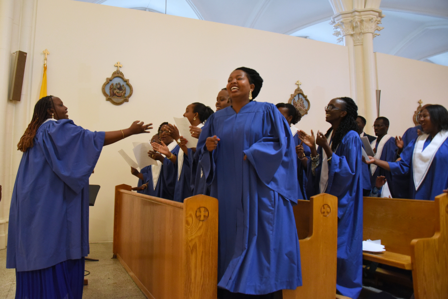 Choir Notre Dame de la Paix in Lewiston 