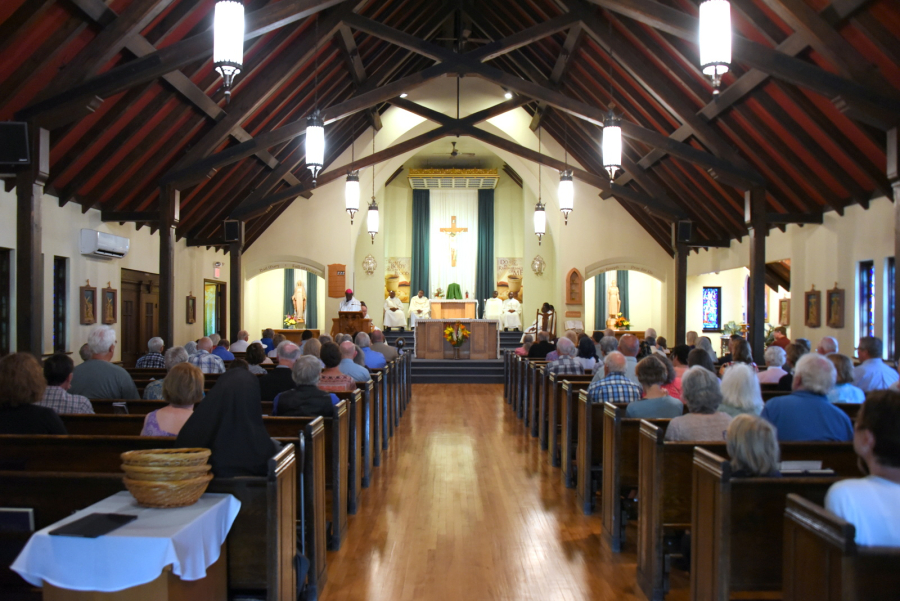 Mass at St. Joseph Church in Ellsworth