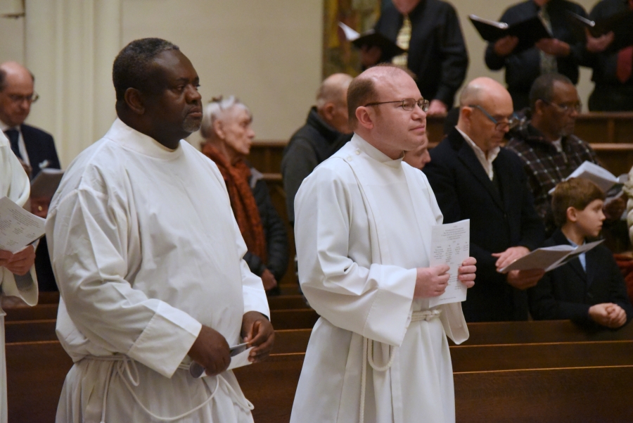 Father Kevin Upham and Father Augustine Foka