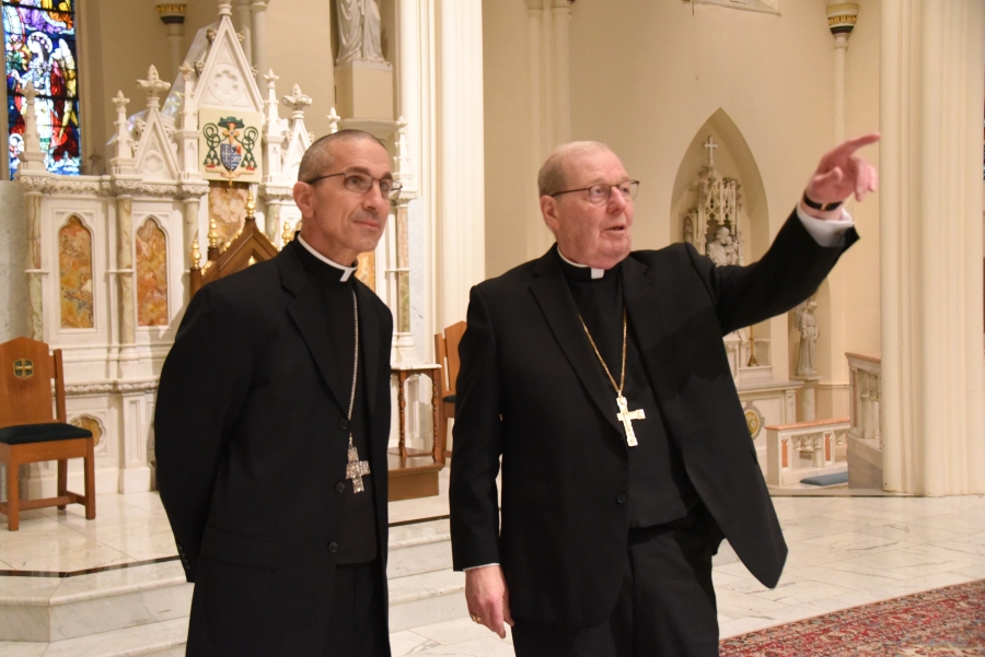 Bishop Robert Deeley and Bishop-Elect James Ruggieri