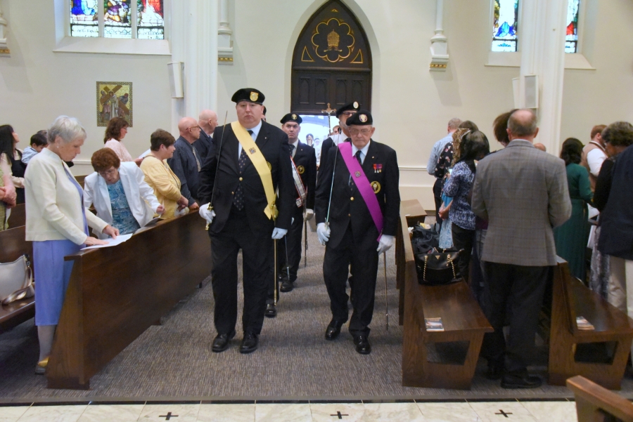 Knights of Columbus during opening procession