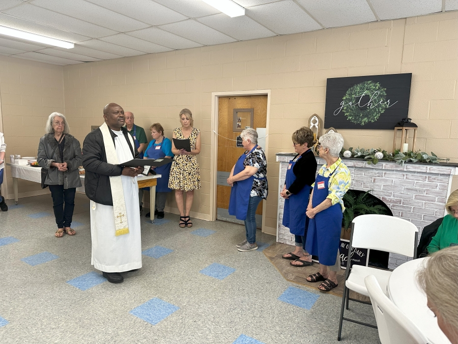 blessing of food pantry