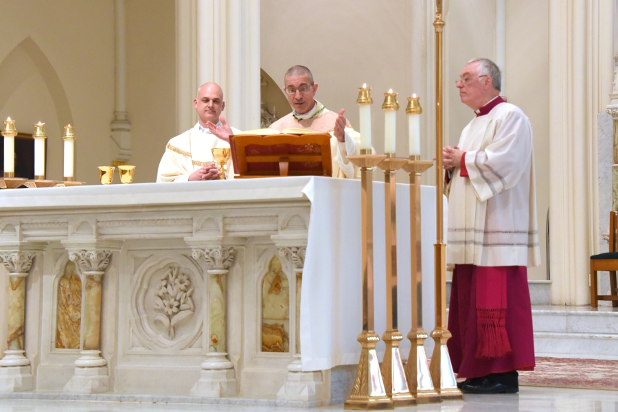 Liturgy of the Eucharist with Bishop Ruggieri, Msgr. Marc Caron, and Fr. Seamus Griesbach