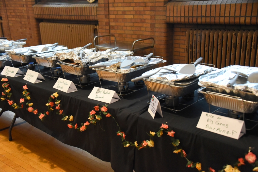 Food at the African Festival.