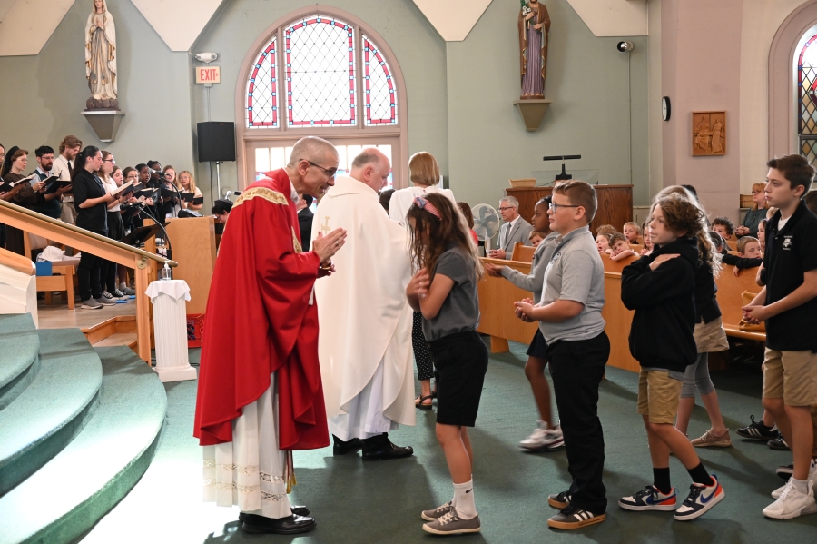 Holy Communion during Mass