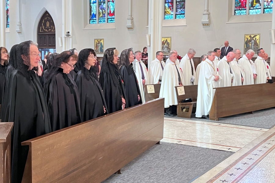 Members of the Equestrian Order of the Holy Sepluchre of Jerusalem.