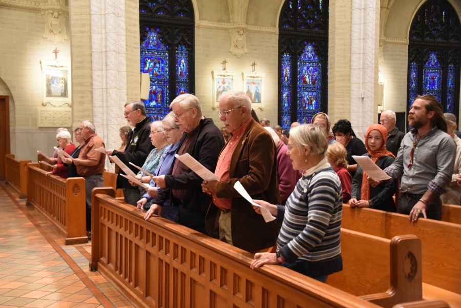 People in the pews