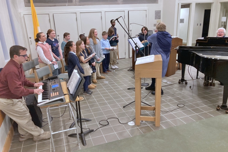 St. James School choir.