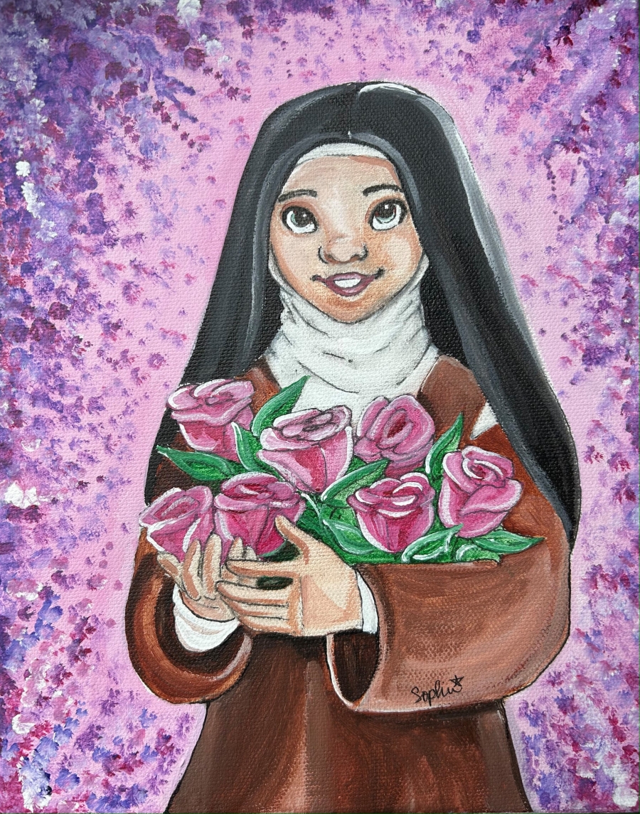 St. Therese of Lisieux drawn by Sophie