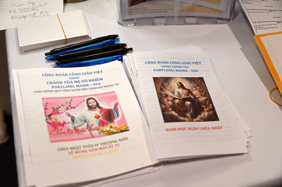 Worship booklets