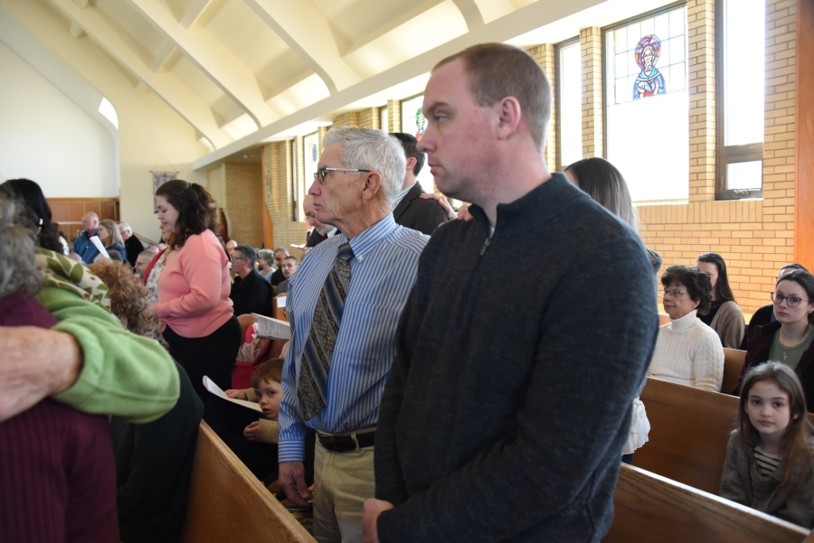 Catechumens and godparents