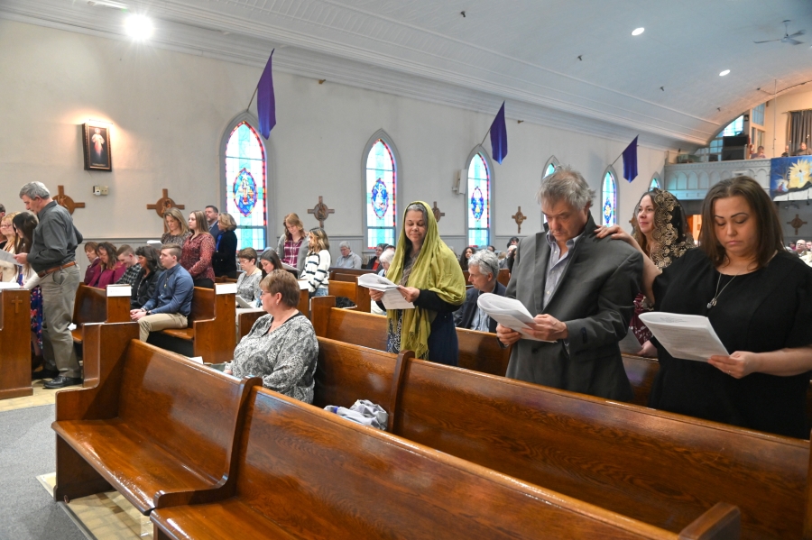 Catechumens and Candidates at St. Mary Church in Presque Isle.