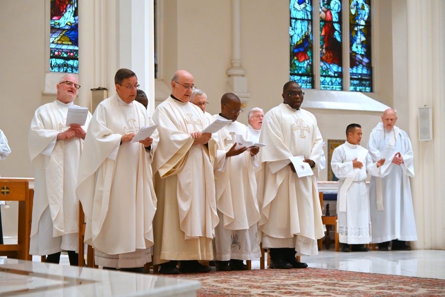 Priests of the diocese.