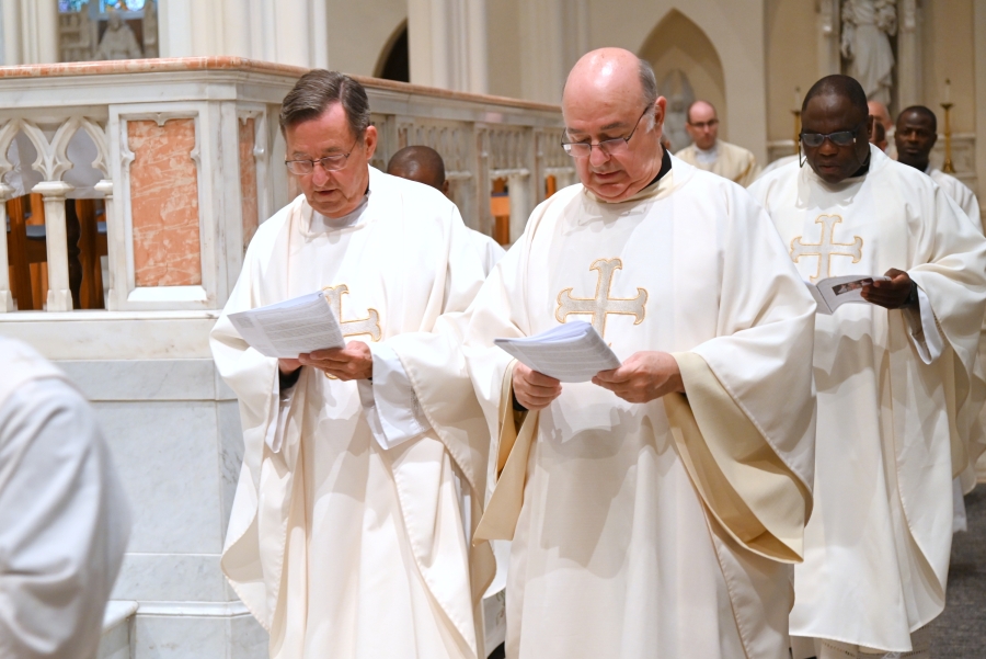Father Frank Murray and Father Emile Dube
