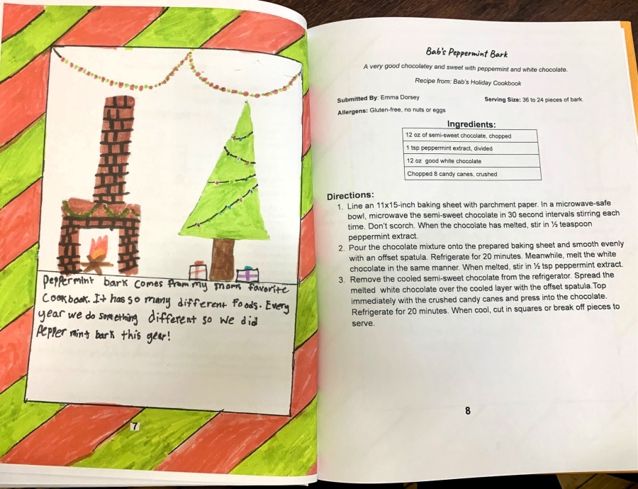 student's art and recipe