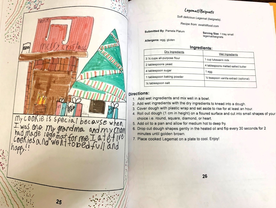 student's art and recipe