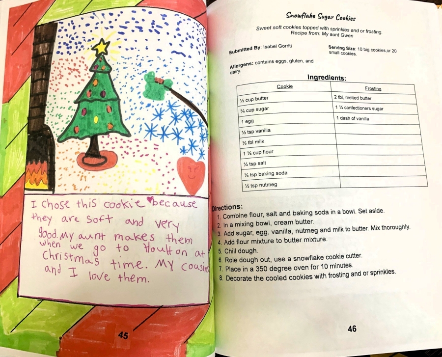 student's art and recipe