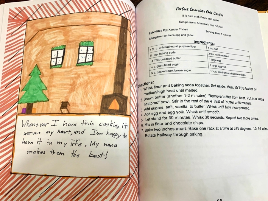 student's art and recipe